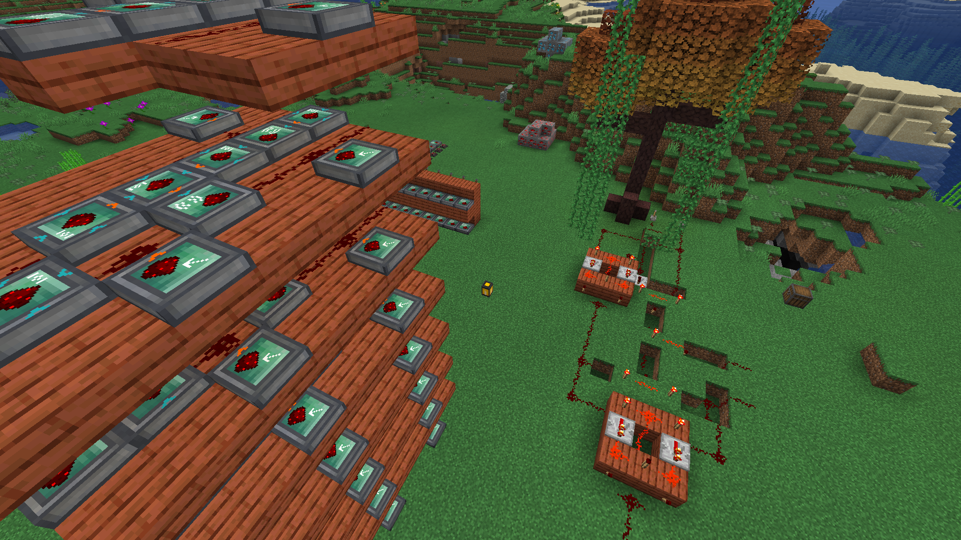 Minecraft 8 Bit Adder